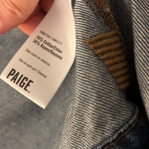 PAIGE Jean Jacket, Size Medium - Picture 3 of 7